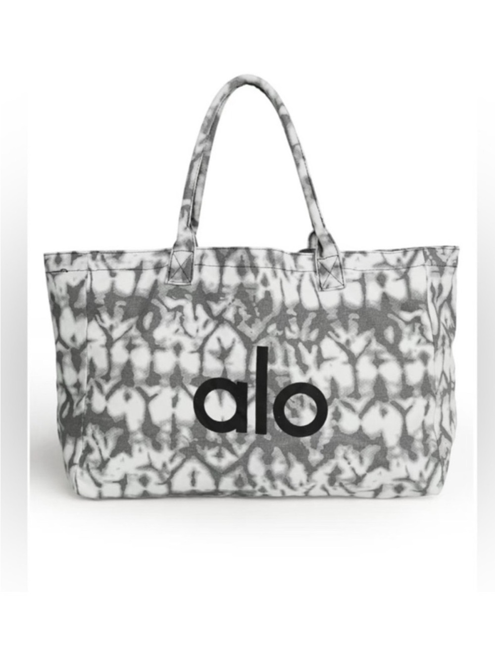 ALO Yoga Grey Tie-Dye Tote Bag